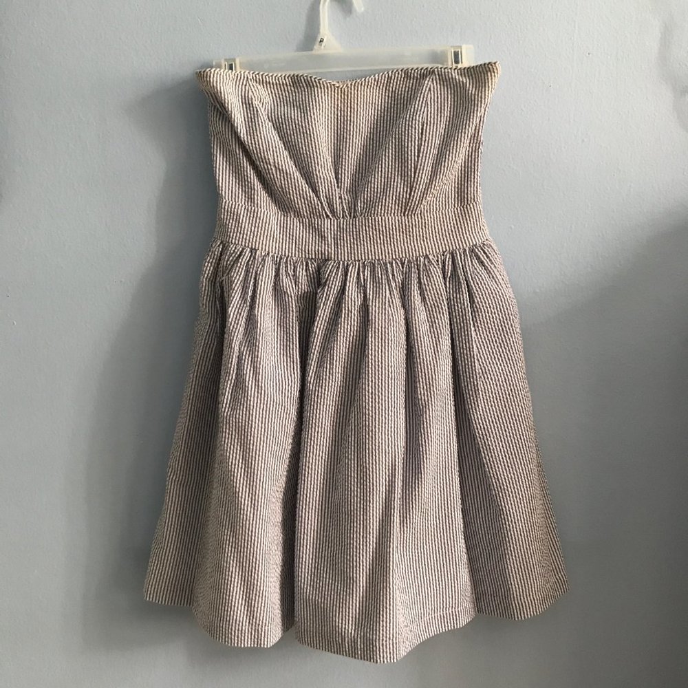 Jolie & Elizabeth strapless seersucker dress - Picture 4 of 7